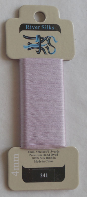 River Silks Ribbon 4mm Color Lavender Frost 5.5 Yards